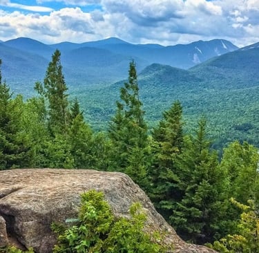 a mountain view of Adirondacks, New York
