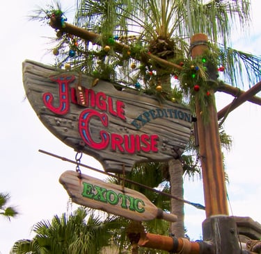 Jingle Cruise sign
