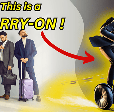 man on Segway in an airport