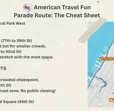 Macy Parade Route 2025