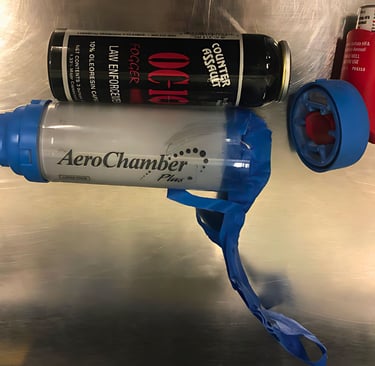 pepper spray inside in-haler