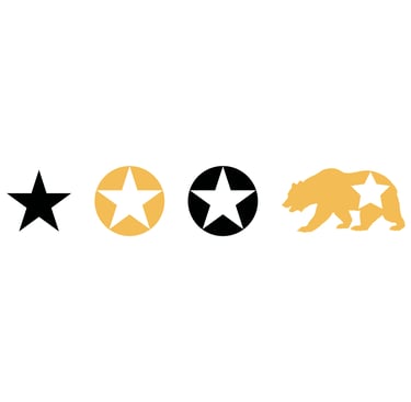 a bear with a star on it