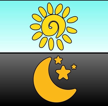 Sun and Moon