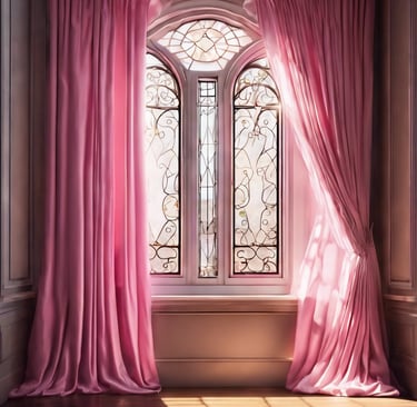 white wooden framed glass window