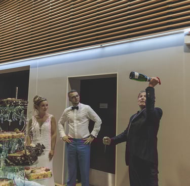 fontaine à champagne mariage rhone alpes