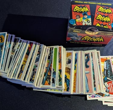 My Topps Batman trading cards 1966