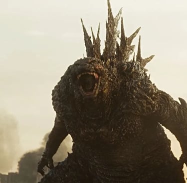 Godzilla attacks