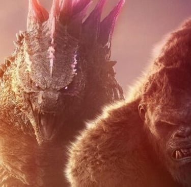 Godzilla & Kong in action