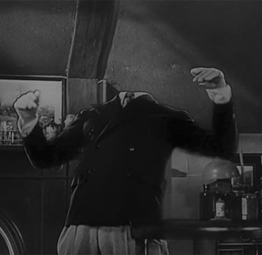 Claude Rains as The Invisible Man