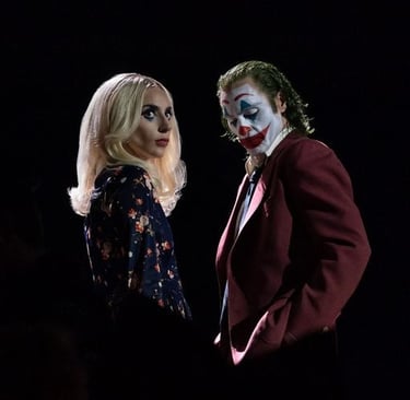 Ladt Gaga & Joachim Phoenix as Harley Quinn & The Joker