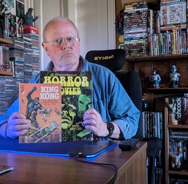 Robin and some vintage reading material