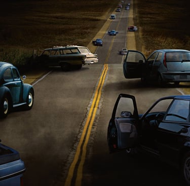 The Happening movie poster detail