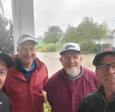 Jeff, Lindley, Jeff Paniati, Bob Rupert, Steve Clinger at Bear Trap Dunes