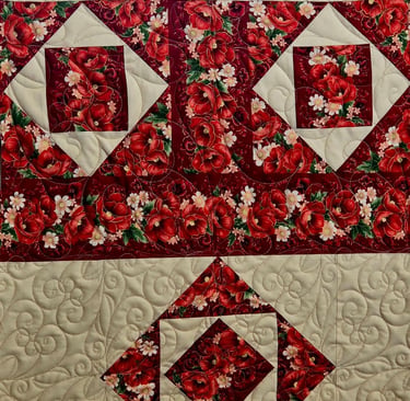 table runner custom quilted