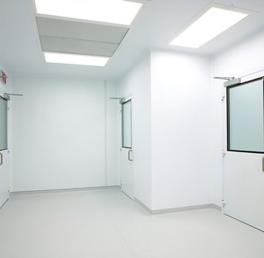 Clean room wall system for pharma manufacturing