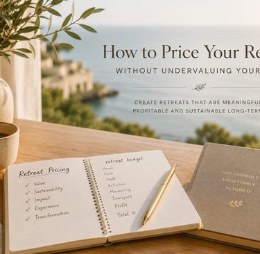 How to price your retreat without undervaluing yourself