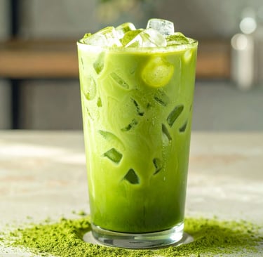 vibrant matcha powder for beverages