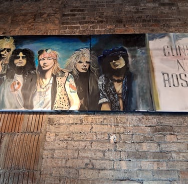 This is our Custom Canvas Mural done to complete perfection