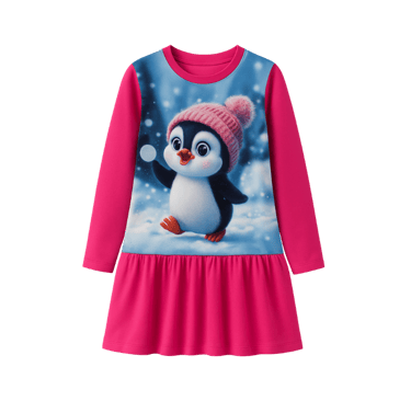 Vaikiška suknelė žiemai