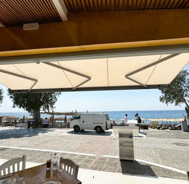 Τέντες & συστήματα σκίασης Σαντορίνη-Κυκλάδες