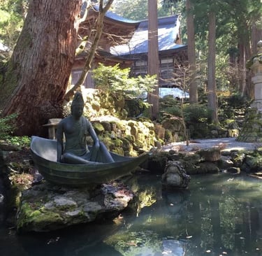 A beautiful temple retreat in Japan