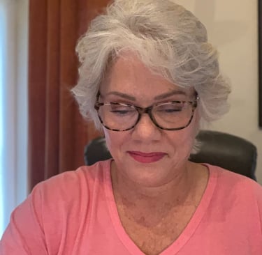 a picture of Kimbella Buckman looking down