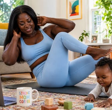 lose baby weight workout at home zoom gym