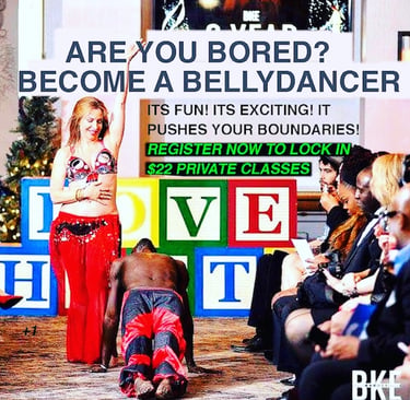 Shaemeen performing bellydance live — fun, expressive private bellydance classes for confidence, movement, and fitness.