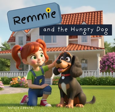 Remmie and the Hungry Dog children’s book for toddlers with speech delay