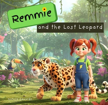 Remmie and the Lost Leopard children’s book supporting delayed speech and non-verbal toddlers