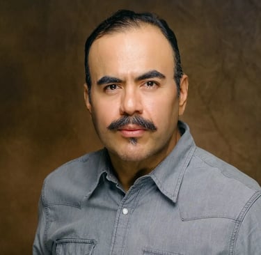 Theatrical headshot for Orlando Arriaga