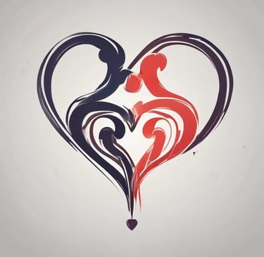 Abstract light trails weaving together, representing invisible emotional frequencies.