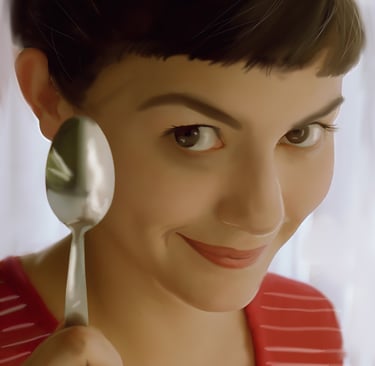 ilustração, Digital de Amelie Poulin. 