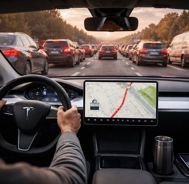 Make Tesla road trips stress-free with a portable toilet for charging waits, camping, traffic delays