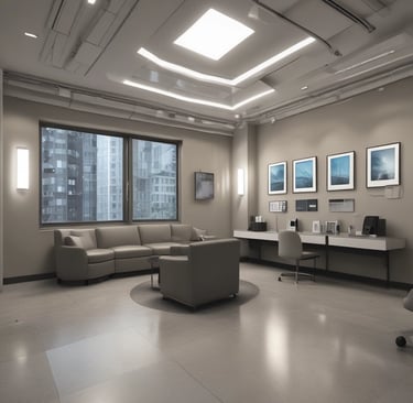 photo of white staircase