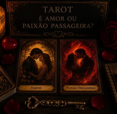 Tarot: é amor ou paixão passageira? Leitura de cartas para entender as intenções reais do parceiro.