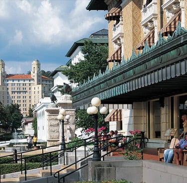 Down Town, in Hot Springs Arkansas