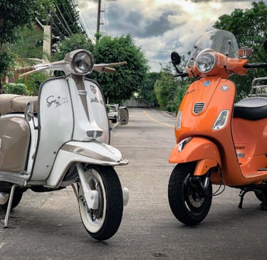 Scooter motorcycle using Amsoil