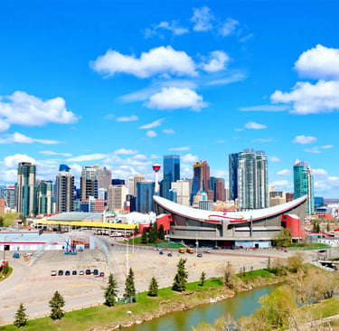 Calgary Skyline - Scotsman Hill Viewpoint
