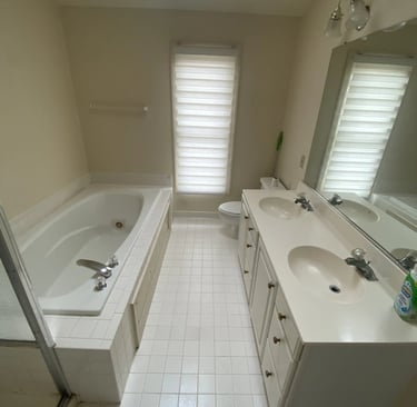 before image of a bathroom.