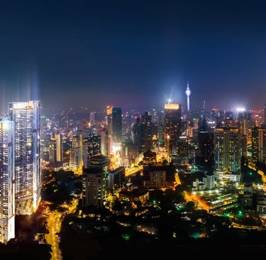 Night View of Malaysia City Center
