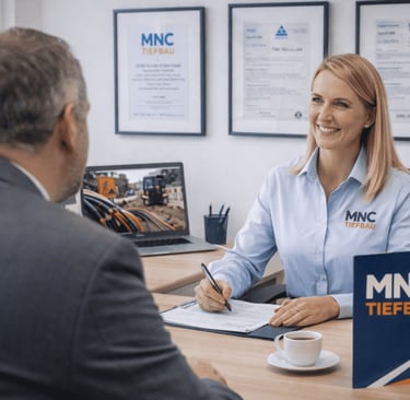 MNC Tiefbau ist ihr zuverlässiger partner für , glasfaserausbau und moderne tiefbauarbeiten.
