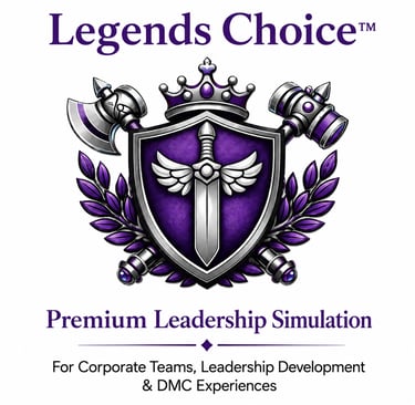 Legends Choice DMC Corporate Team Building Leadership Simulation