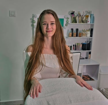 Horváth Dorina kozmetikus veszprémi szalonjában