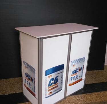 Small carry size Portable promotion counter table