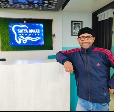 Happy patient after treatment 