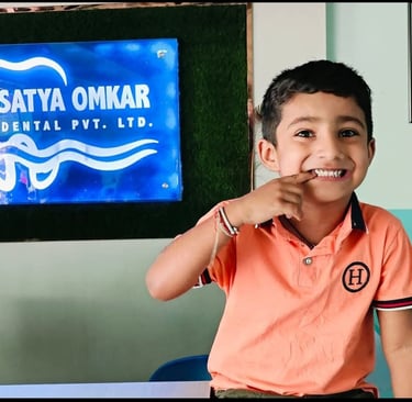 Happy Child after his treatment 