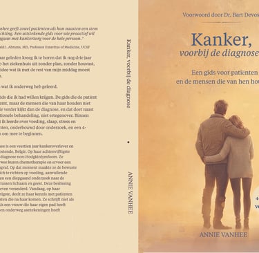 Cover van het boek Kanker, voorbij de diagnose van Annie Vanhee