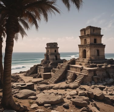 A vibrant market street in Marrakech bustling with colorful textiles and spices under a bright sun.