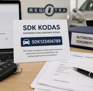 Kas yra SDK kodas Lietuvoje